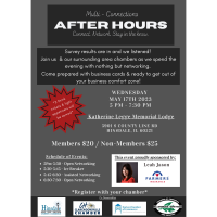 Multi - Chambers AFTER HOURS Networking Event