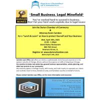 Lunch & Learn - "Small Business, Legal Minefield"