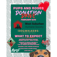 Pups & Roses Donation Drive