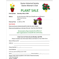 Darien Historical Society & Darien Women's Club Annual Plant Sale