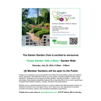 Darien Garden Club Garden Walk