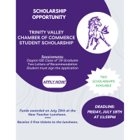 2025 Trinity Valley Chamber Dayton ISD Scholarship