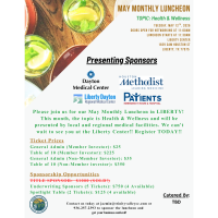 Monthly Luncheon - Health & Wellness