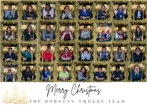 Happy Holidays from the team at Burgess Square 