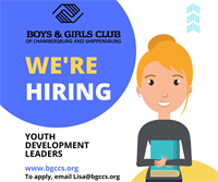 Youth Development Leader - Boys and Girls Club of Chambersburg and Shippensburg