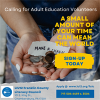 Adult Education Volunteers Needed!