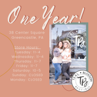 Teal Blossom Boutique One-Year Anniversary