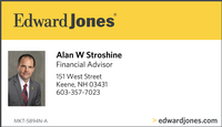 Edward Jones - Alan Stroshine