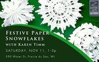 Festive Paper Snowflakes with Karen Timm
