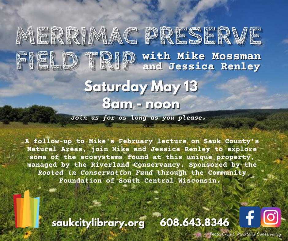 Merrimac Preserve Field Trip May 13, 2023 Sauk Prairie Area Chamber
