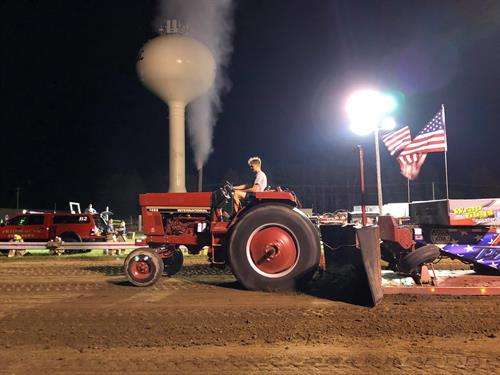 We hold two truck and tractor pulls each year.  One on Memorial Day Weekend and the other around the second weekend of August.  