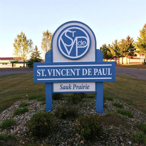 St. Vincent De Paul Outdoor sign