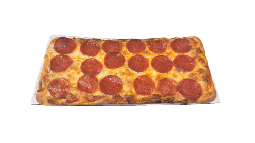 The Peak: The top of the line: pepperoni, mozzarella, marinara & on a stone-fired flatbread