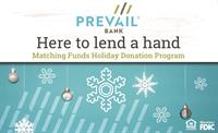 Prevail Bank will match donations up to $1,000