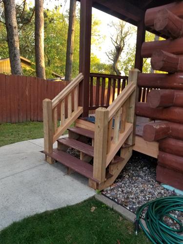 Replaced Railing
