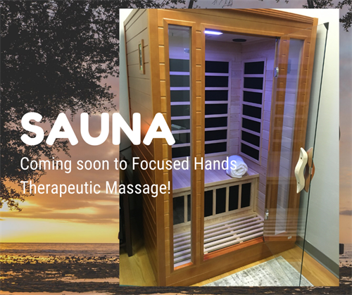 Infrared Sauna Sessions Now Available!