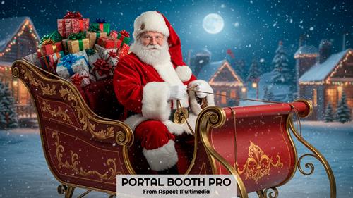A Portal Booth Pr shoot with Santa