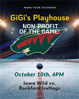 Saturday is GiGi's Playhouse Night with the Iowa Wild!