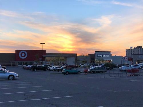 Love the Des Moines sunsets over Target and Five Below!