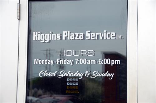 Hours of Operation