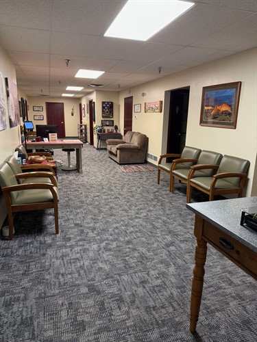 Quick view of our reception and waiting area