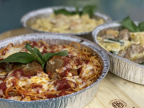 Delicious pasta, subs, salads and wings round out a robust menu.