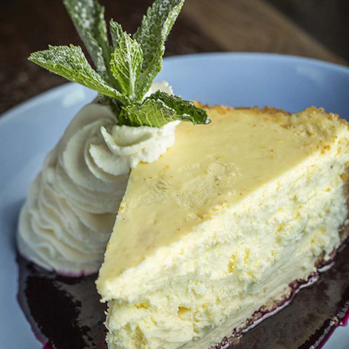 Lemon Cheesecake served at Napa Kitchen & Bar in Westerville, Ohio.