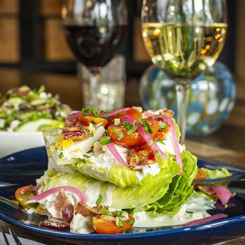 The Wedge Salad served at Napa Kitchen & Bar in Westerville, Ohio.