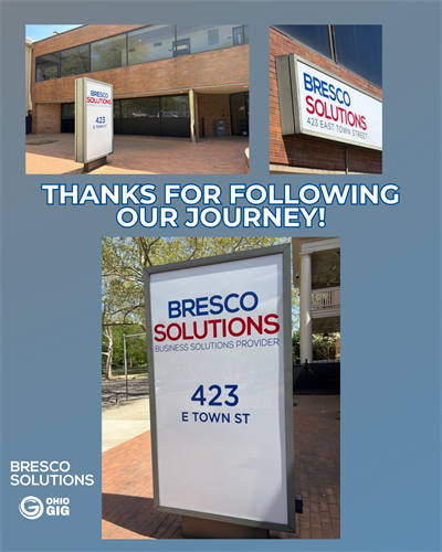 We've recenly upgraded our signage at our downtown Columbus HQ.