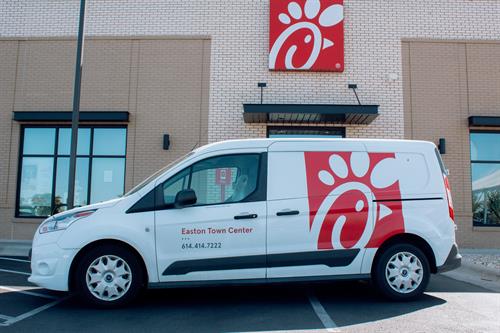 Our Chick-fil-A Catering Van