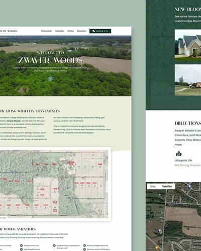 Zwayer Woods - Logo & Website Design