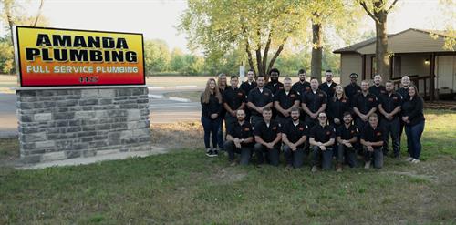 Group with sign