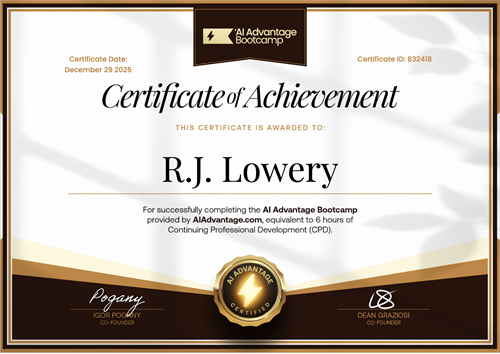 R.J. can help small business owners understand AI