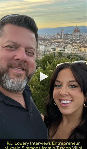 R.J. with daughter and chamber member, Mikaela of Radiate Esthetics