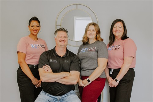 Providers: (from left) Maggie Howard, CNP, Gregory LaFontaine, PA-C, Bethany Recker, MD, and Lynn Pruett, CNP