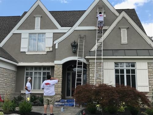 Exterior Repaint in progress