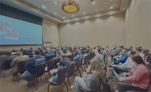 The view of the audience hall during my 1st of two sessions at CodeMash Conference on January 15th, 2026.