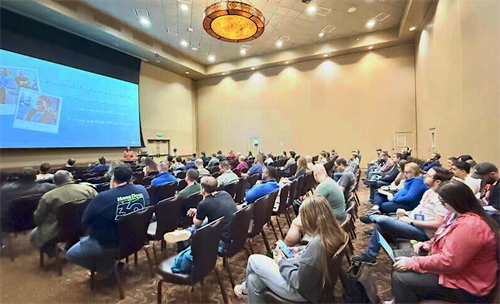The view of the audience hall during my 1st of two sessions at CodeMash Conference on January 15th, 2026.