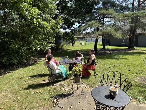 Great place to connect, indoors and out!