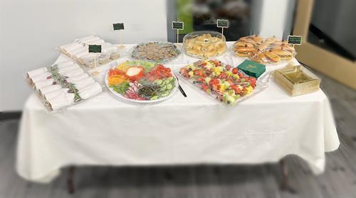 Catering Event, appetizer table 