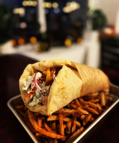 Our homemade Gyro