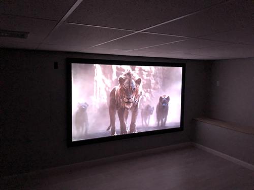 Home theater projector. 