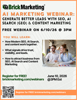 AI Marketing Webinar: Generate Better Leads With SEO, AI Search (GEO) & Content
