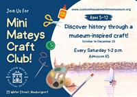 Mini Mateys Craft Club at Custom House Maritime Museum