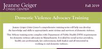 Domestic Violence Advocacy Training