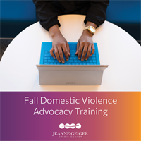 Domestic Violence Advocacy Training