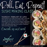 Roll, Eat, Repeat! Sushi Making Class at Seaglass