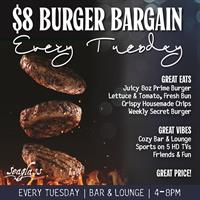 Tuesday $8 Burger Bargain at Seaglass Restaurant
