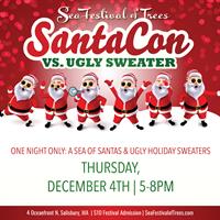 SantaCon vs. Ugly Sweater at the SeaFestival of Trees