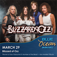 Blizzard of Ozz at Blue Ocean Music Hall